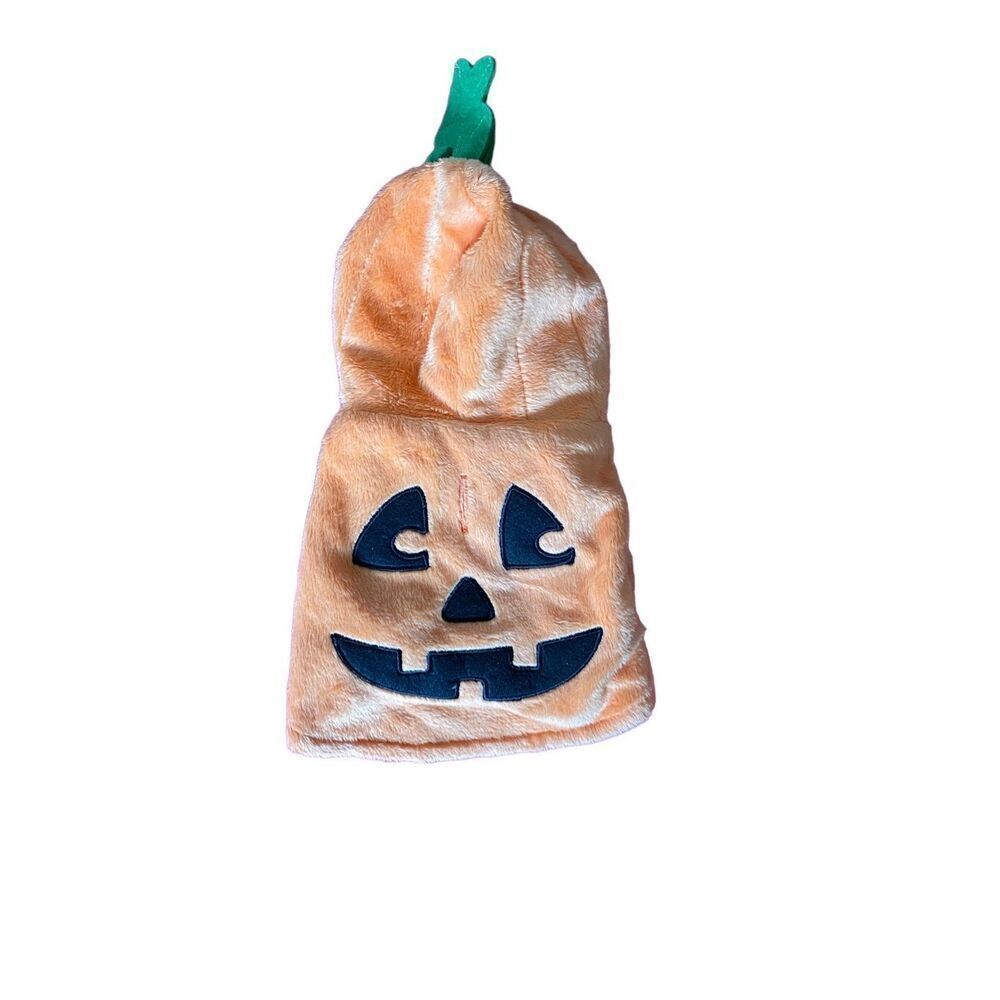 Claires dog pumpkin Halloween costume/coat size extra small